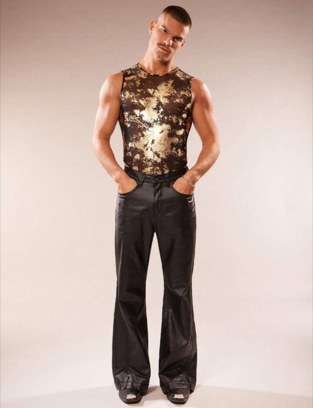 Golden Eclipse Mesh Tank
